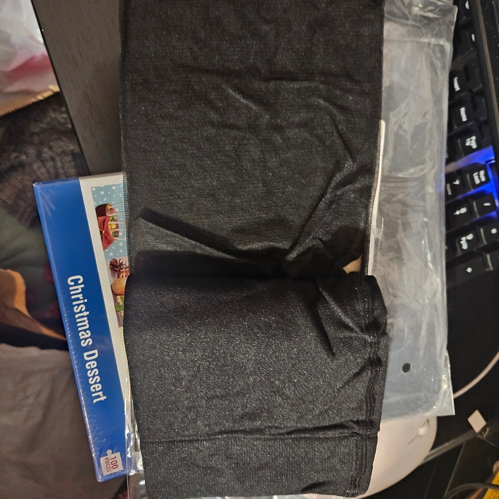 3pk Sheer Pantyhose‎ black Size Large